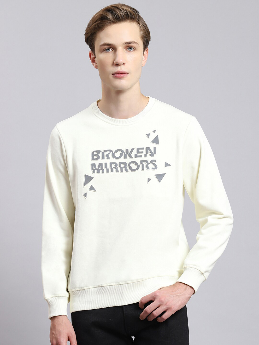 

Monte Carlo Typography Printed Pullover, Off white