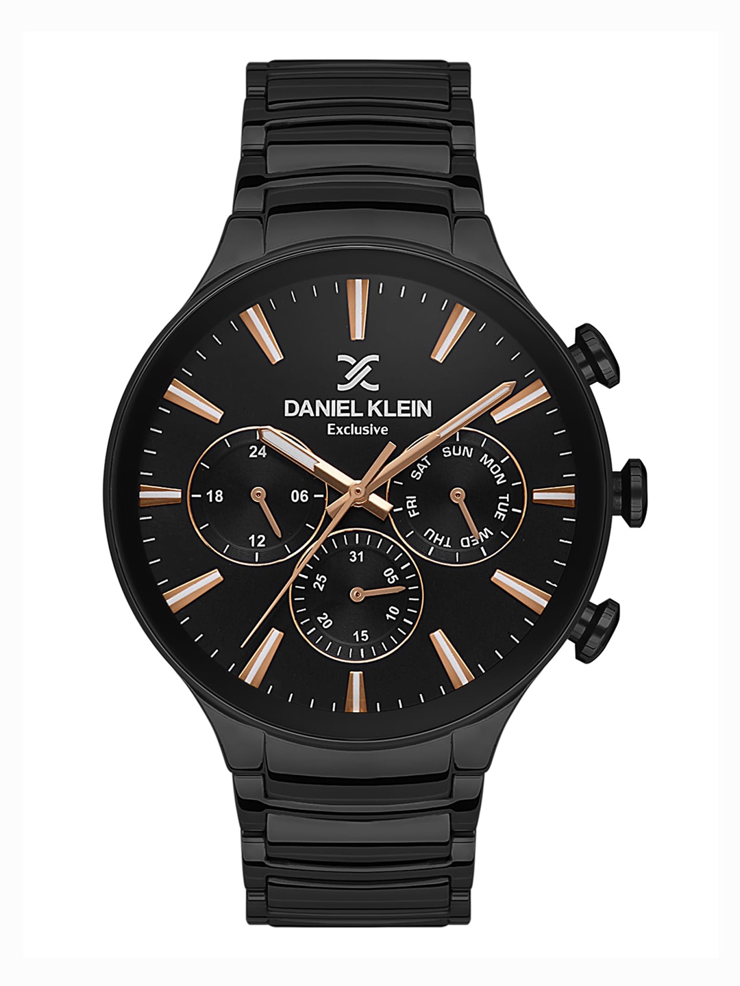 

Daniel Klein Men Bracelet Style Straps Analogue Watch DK.1.13526-5, Black