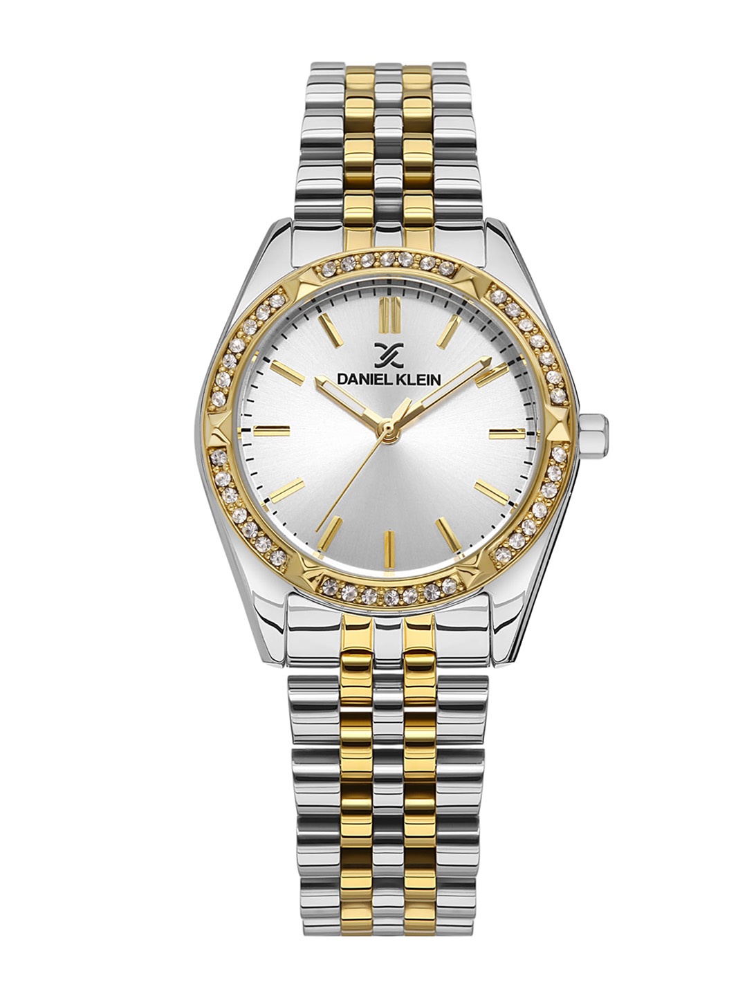 

Daniel Klein Women Embellished Dial Straps Analogue Watch DK.1.13488-3, Silver