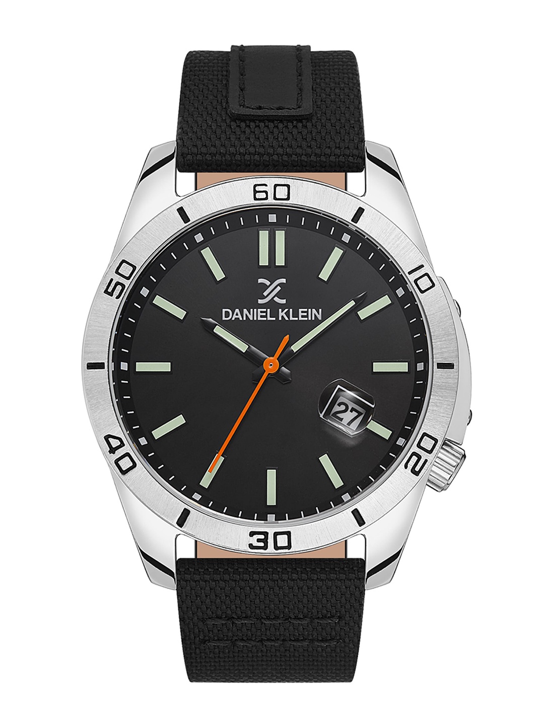 

Daniel Klein Men Leather Straps Analogue Watch DK.1.13515-2, Black