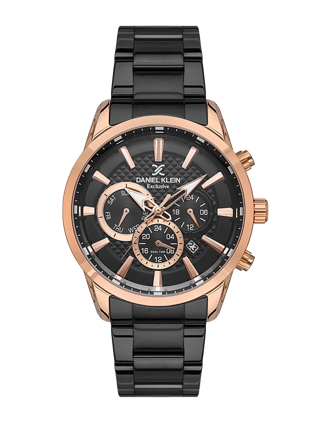 

Daniel Klein Men Bracelet Style Straps Analogue Watch DK.1.13525-5, Black