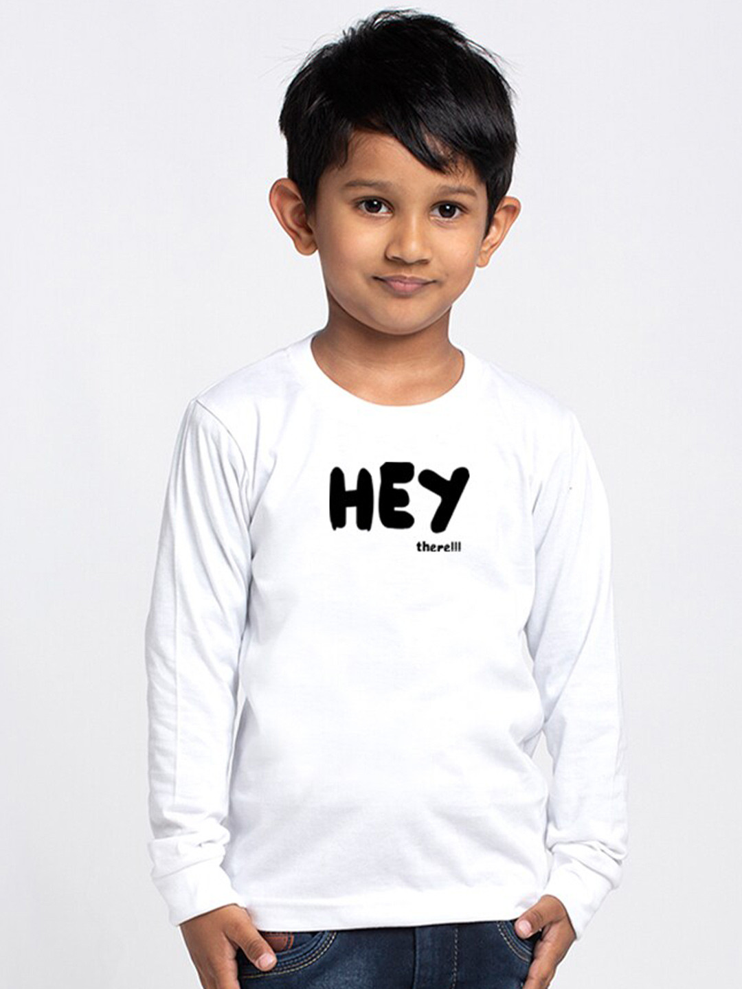 

Friskers Boys Typography Printed Bio Wash Pure Cotton T-shirt, White