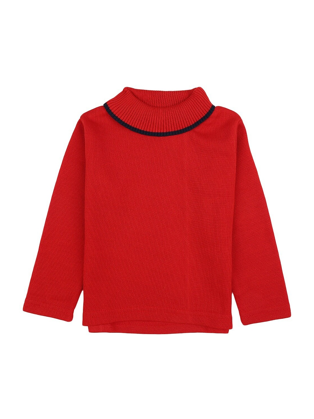 

V-Mart Boys High Neck Acrylic Pullover Sweater, Red