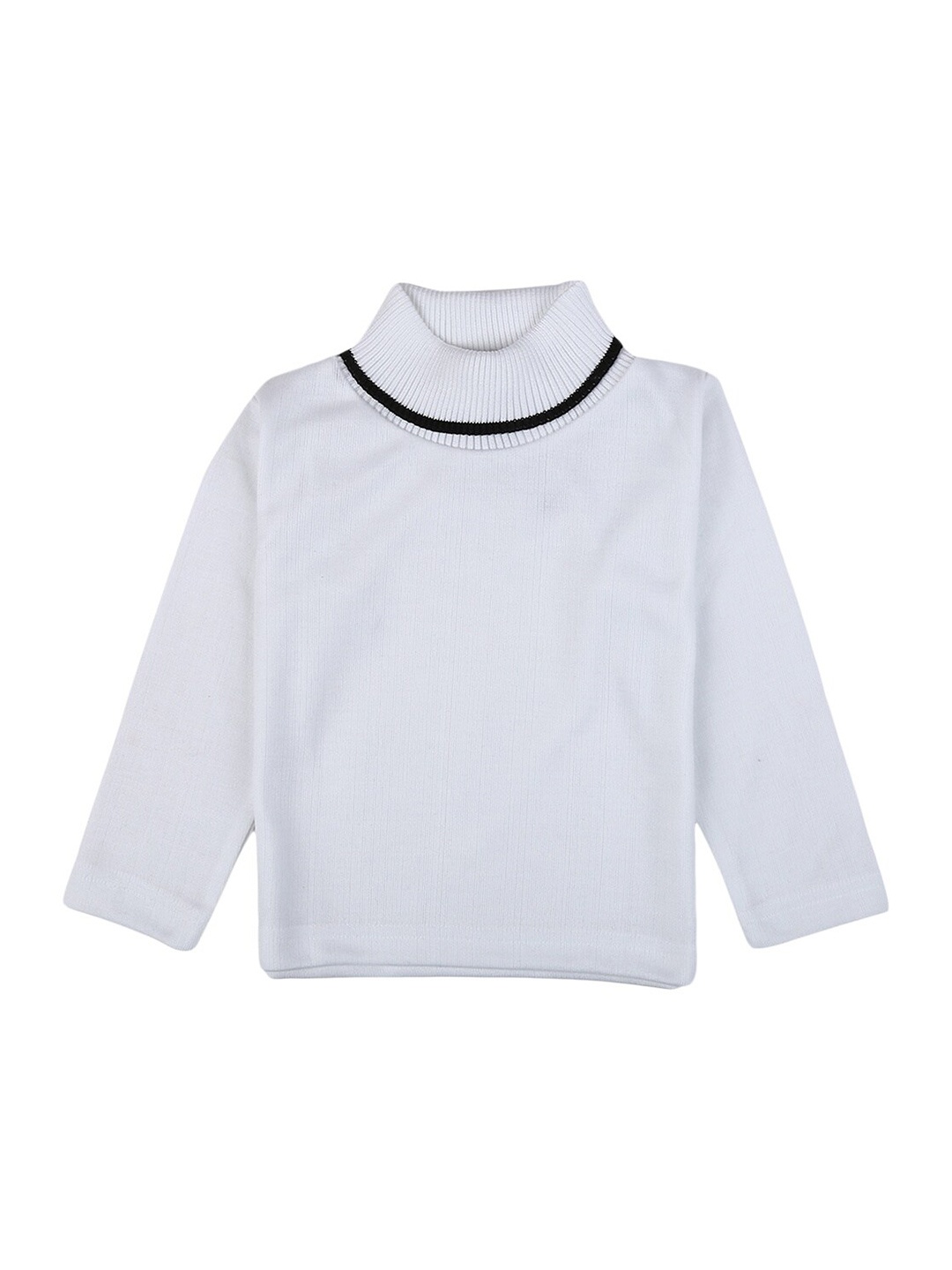

V-Mart Boys Turtle Neck Acrylic Pullover Sweater, White