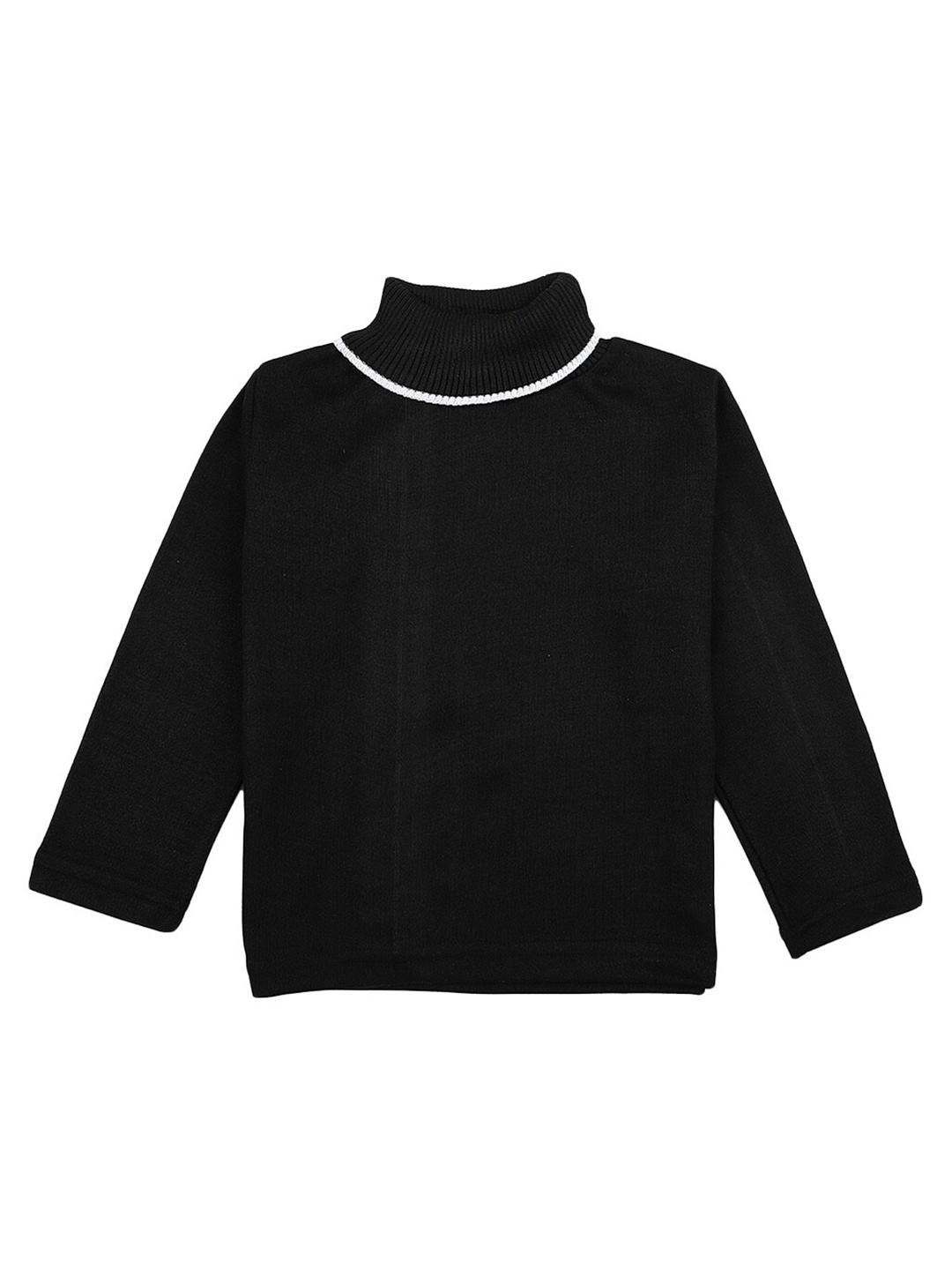 

V-Mart Boys Turtle Neck Acrylic Pullover Sweater, Black