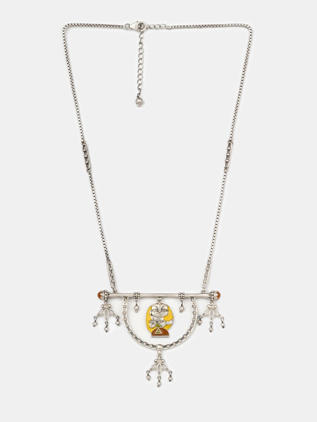 

SHAYA Oxidised Necklace, Silver