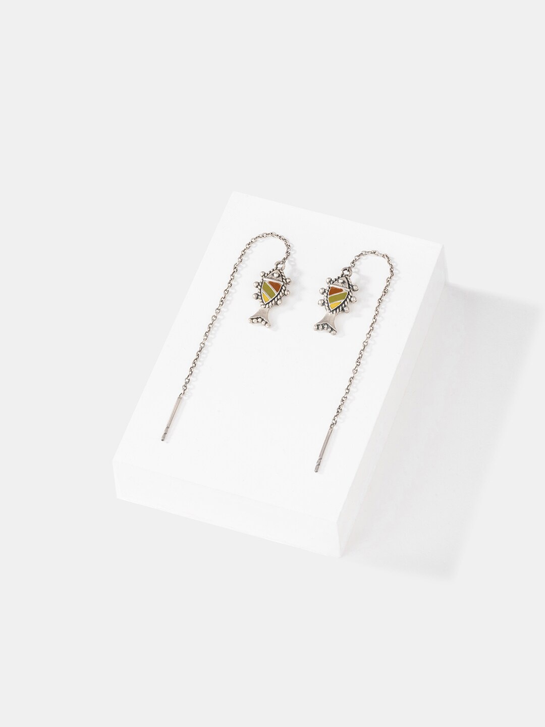 

SHAYA 925 Sterling Silver Contemporary Drop Earrings