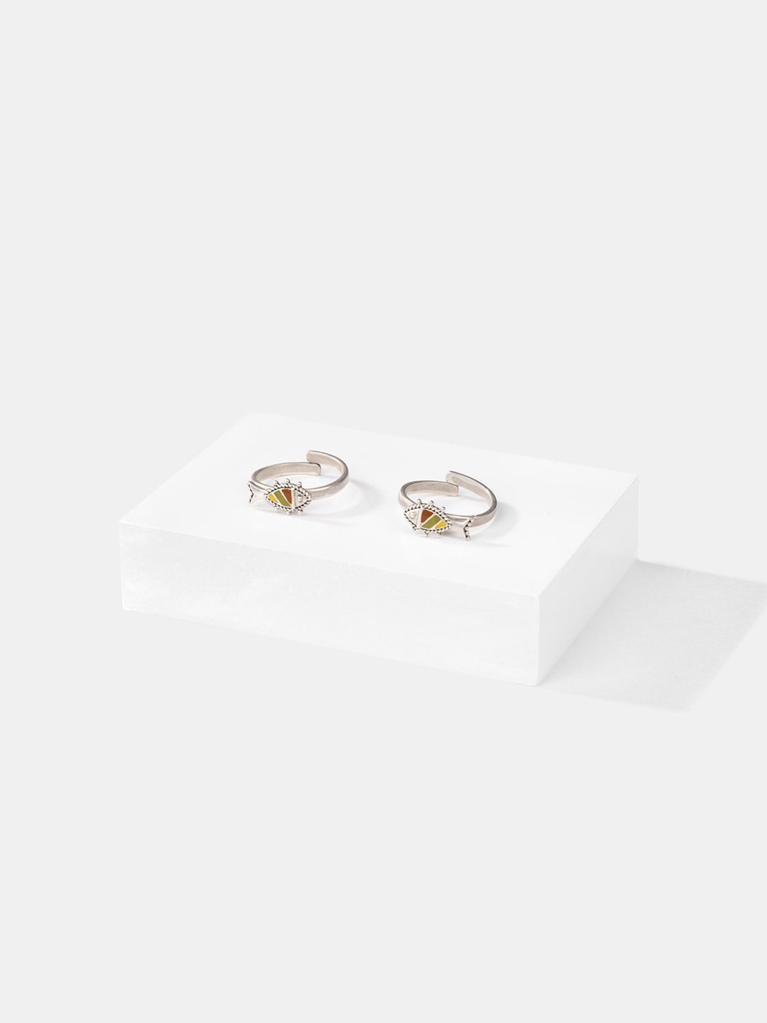 

SHAYA 925 Sterling Silver Oxidized Adjustable Toe Rings