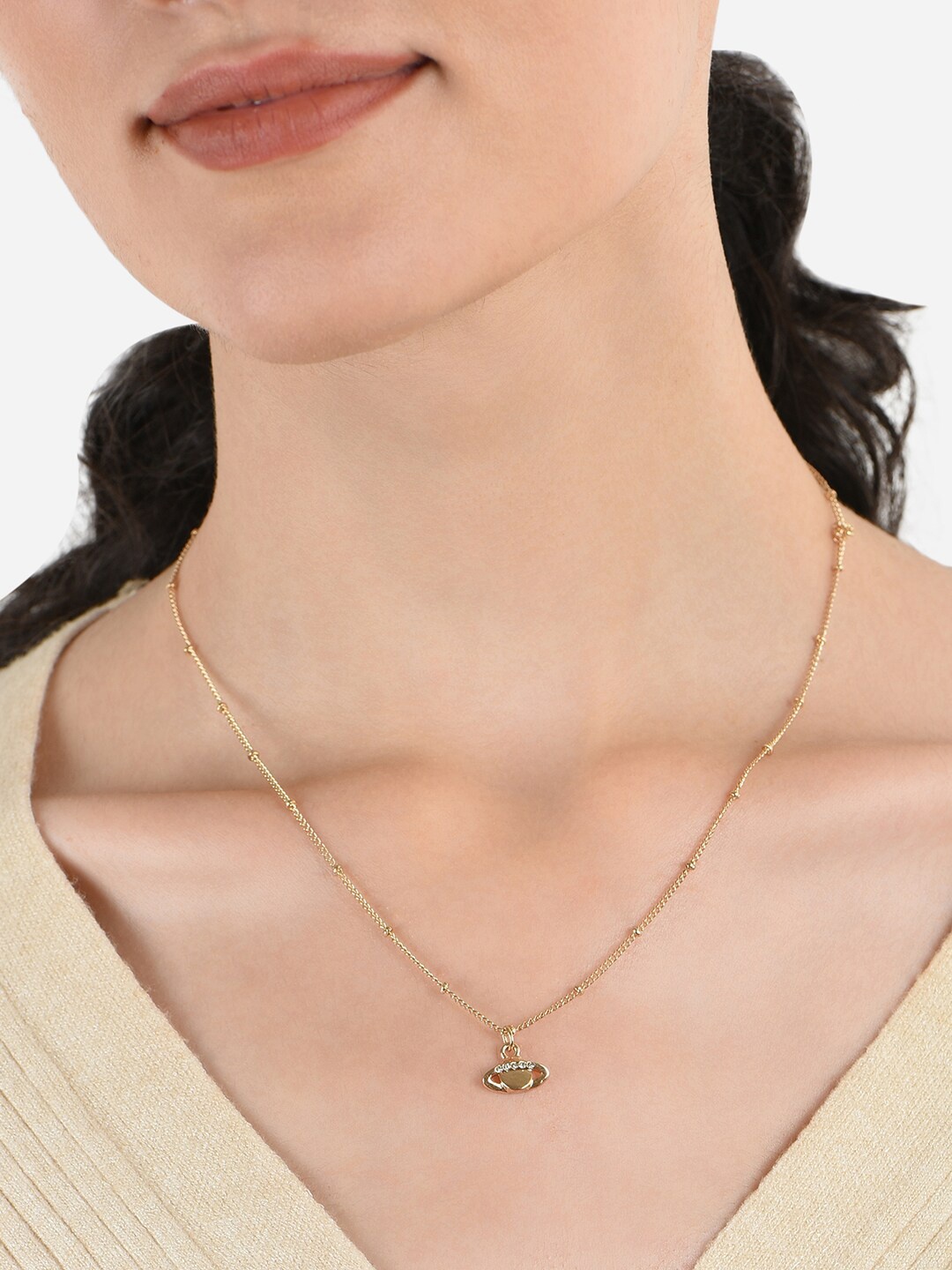 

ToniQ Gold Plated Charm Chain