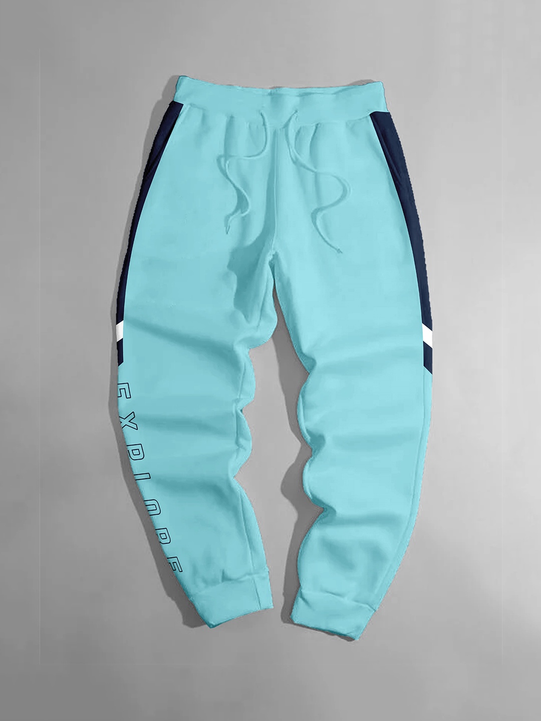 

CODEZ Boys Mid Rise Joggers, Turquoise blue