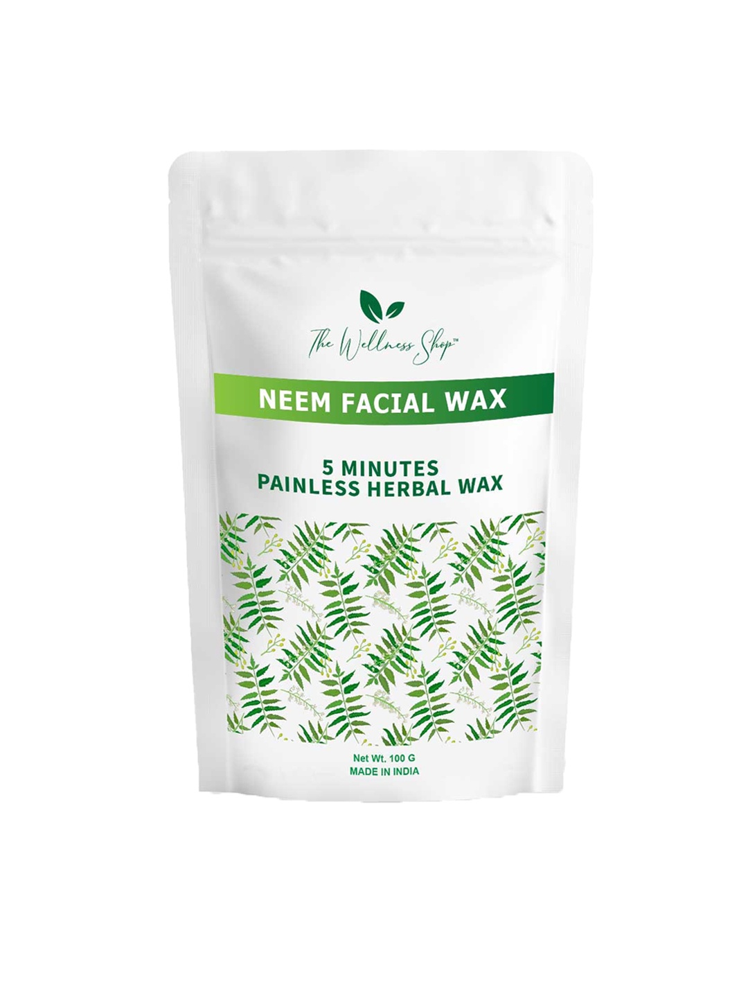 

The Wellness Shop Neem 5 Minute Herbal Facial Wax - 100g, White