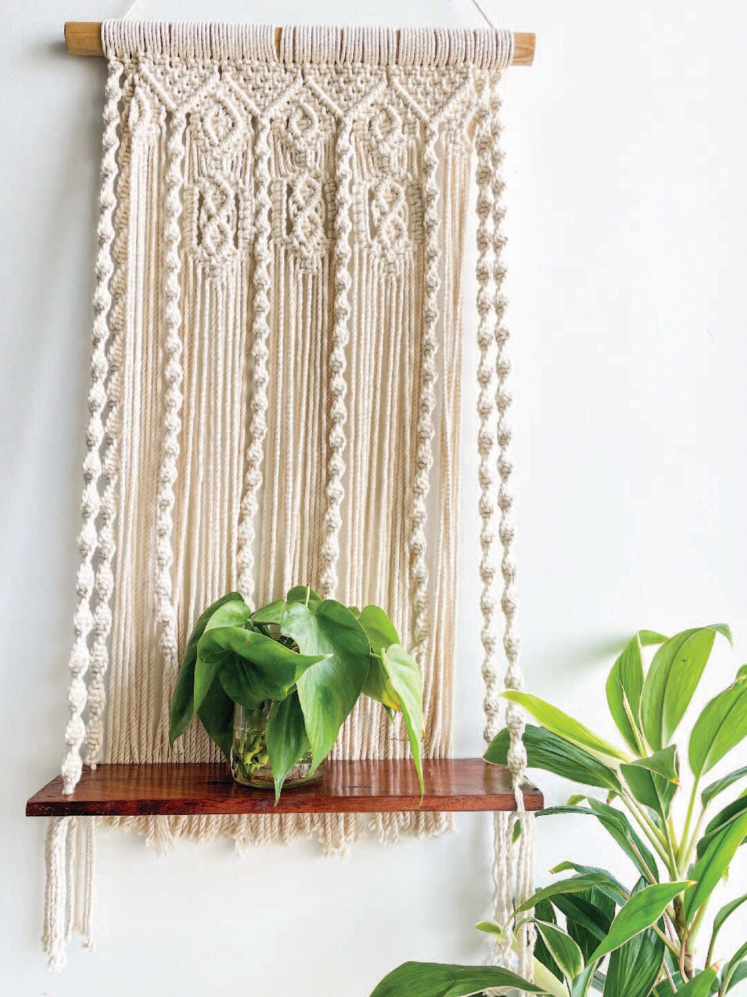 

Story of Knots Wall Shelf, Off white