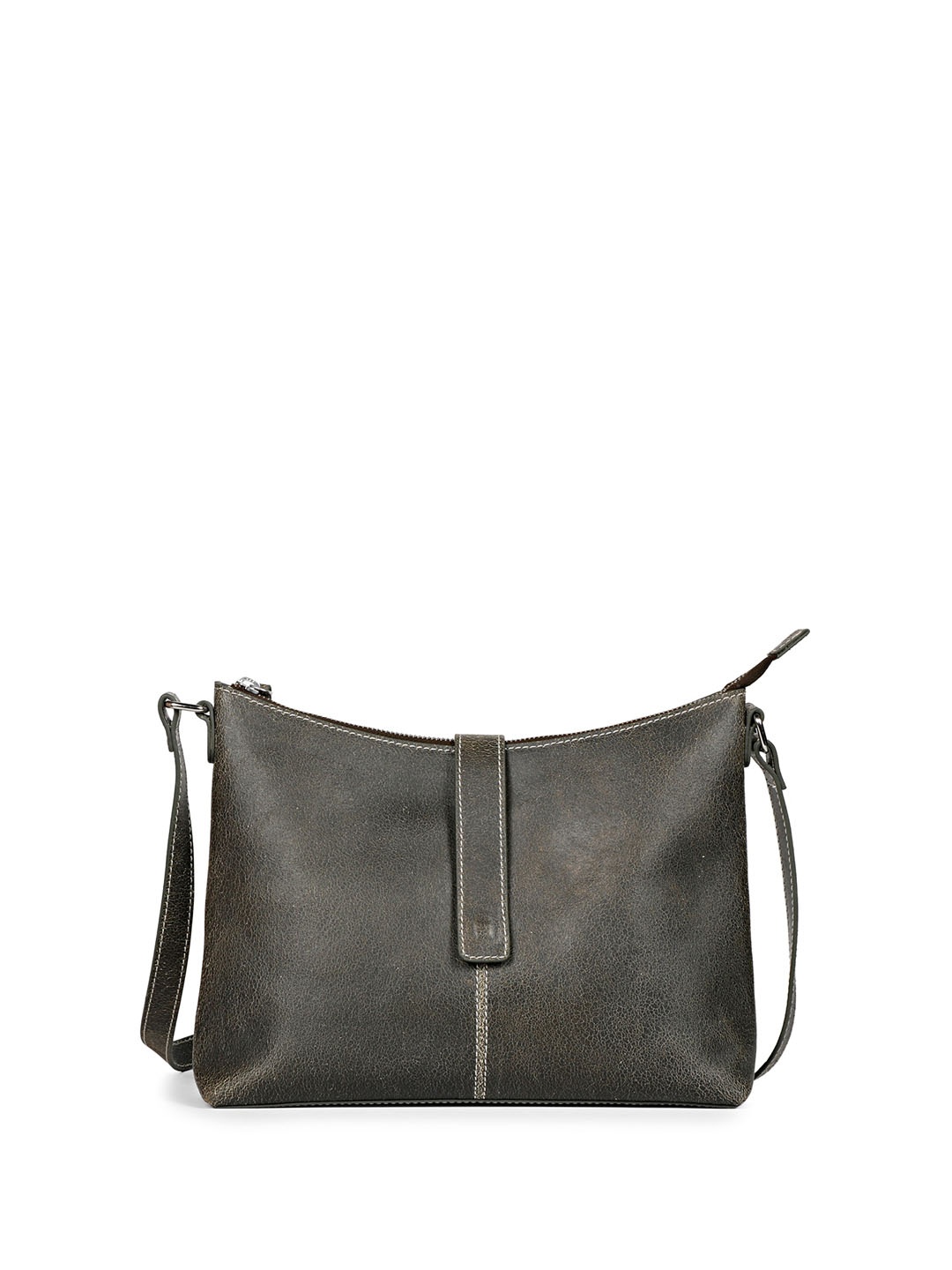 

Favore Leather Oversized Structured Sling Bag, Black