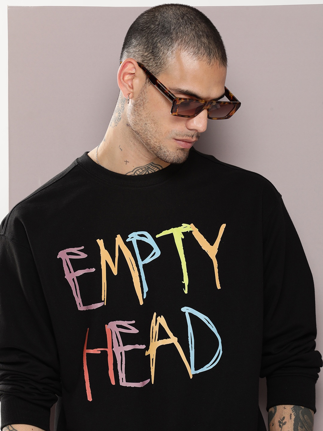 

Kook N Keech Men Typography Printed Sweatshirt, Black