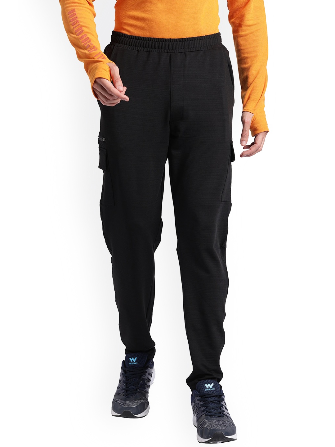 

Wildcraft Men Cotton Anti Odour Track Pants, Black