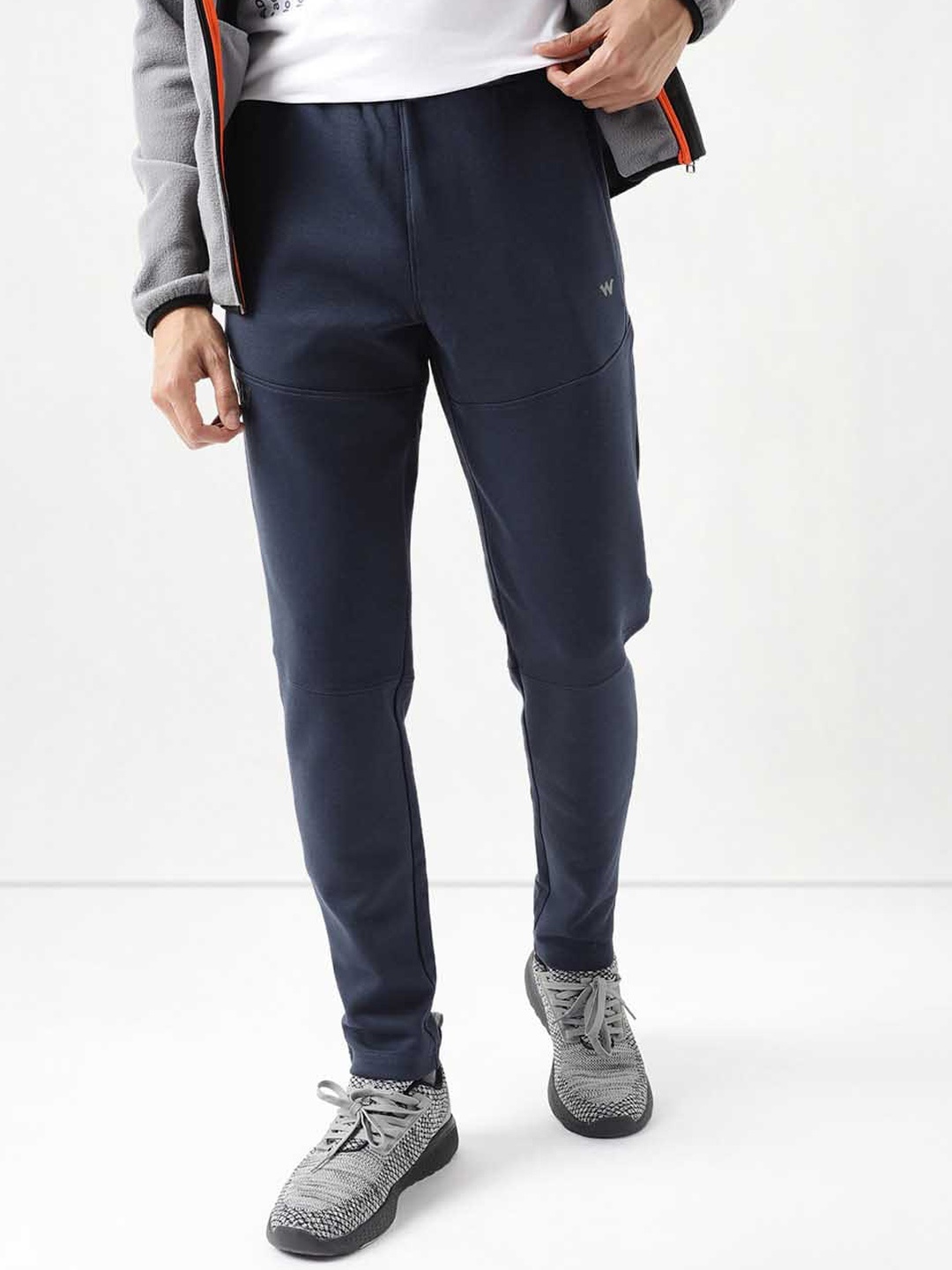 

Wildcraft Men Mid-Rise Anti Odour Track Pant, Navy blue