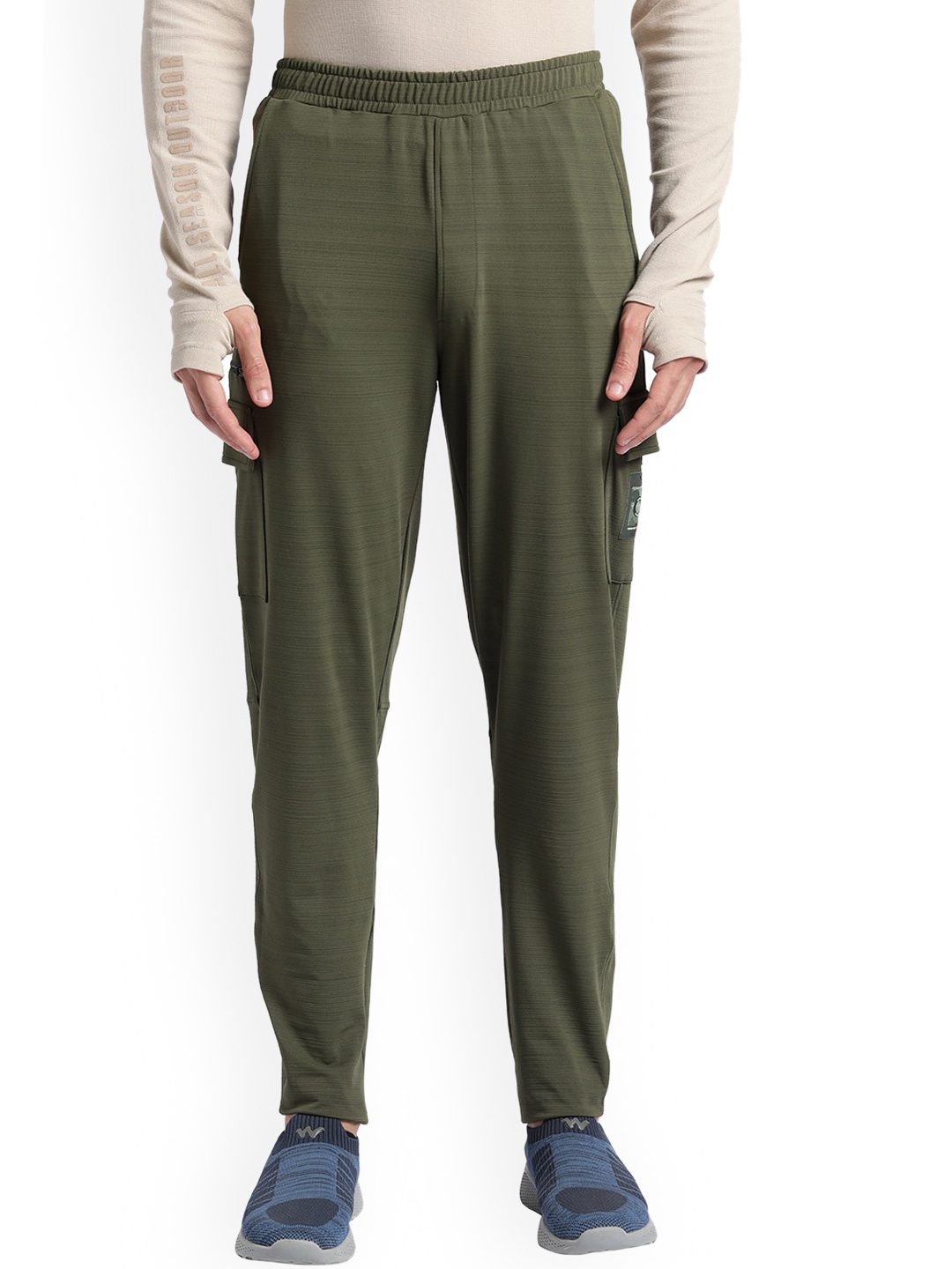 

Wildcraft Men Cotton Mid Rise Track Pant, Olive