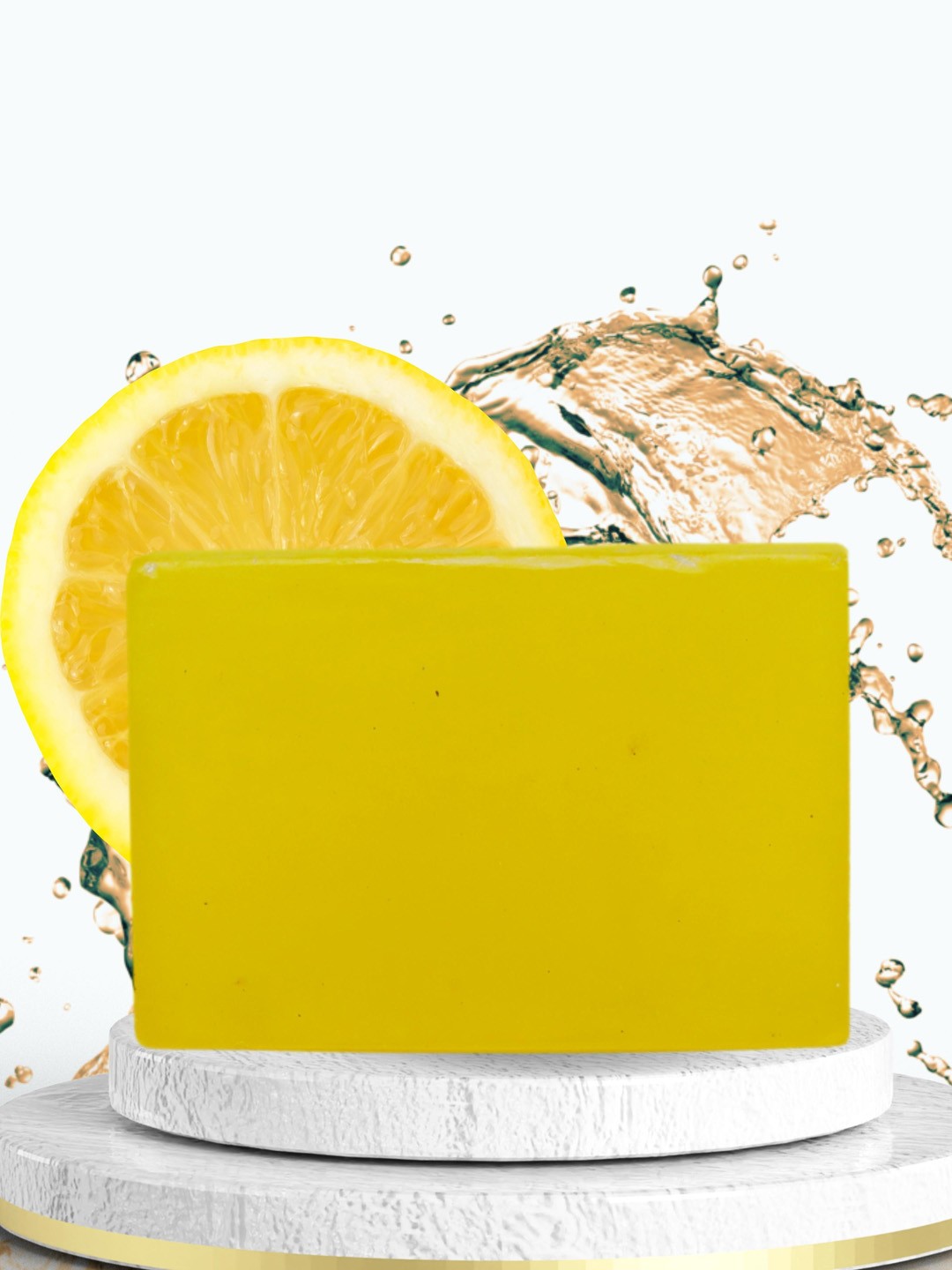 

The Wellness Shop Handmade 5% Vitamin C Cold Processed Soap For Brightening & Glow - 100g, Yellow