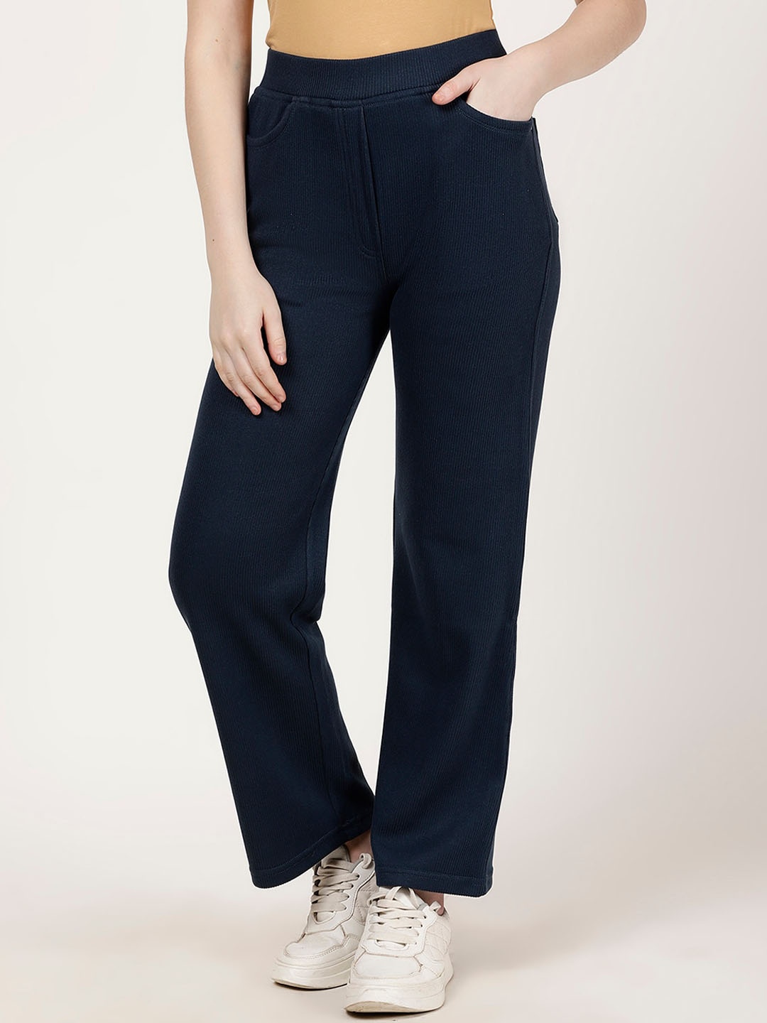 

FUTURO Women Original Flared Corduroy Trousers, Teal