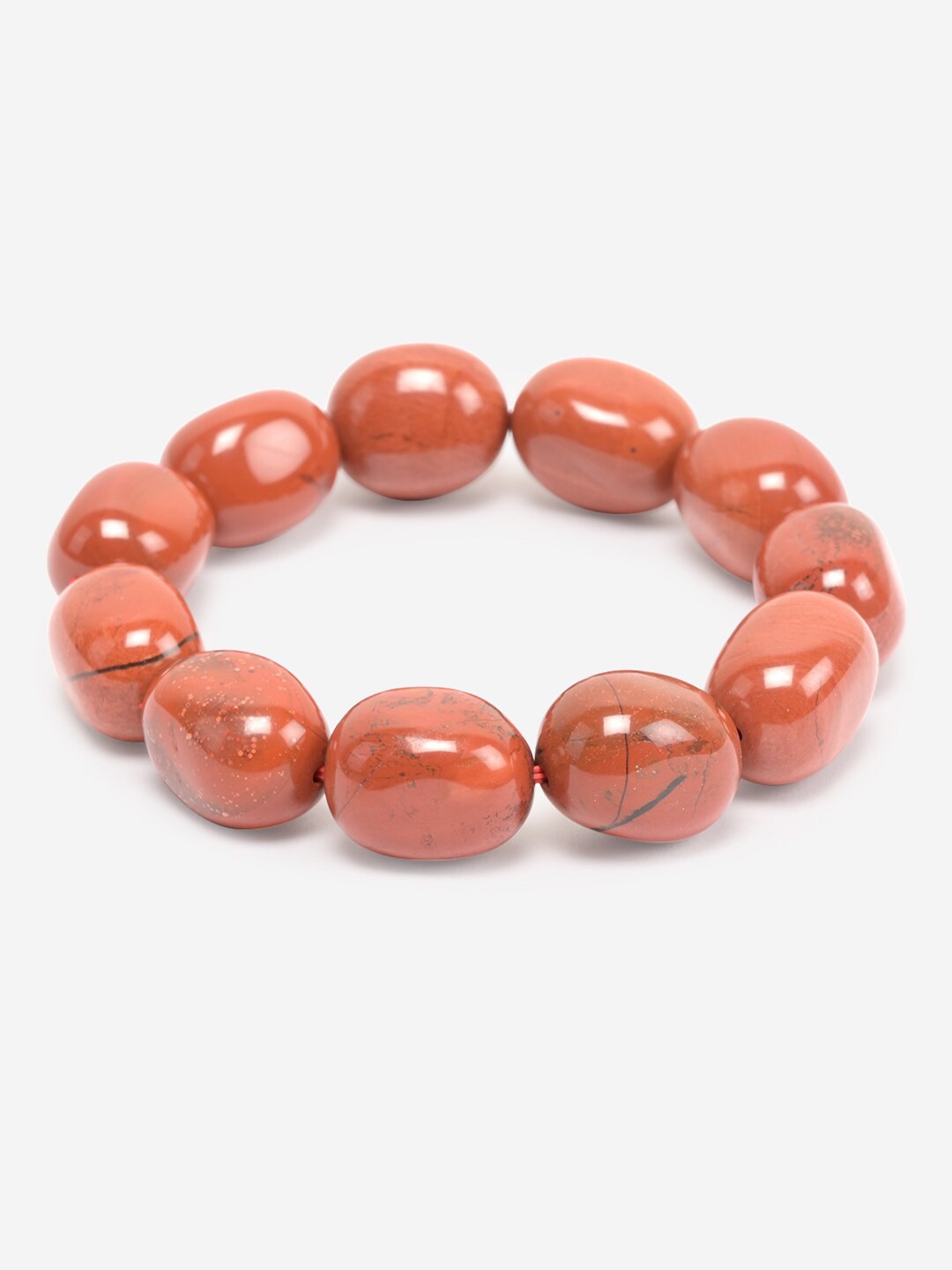 

BuckleUp Unisex Round Bead Bracelet, Red