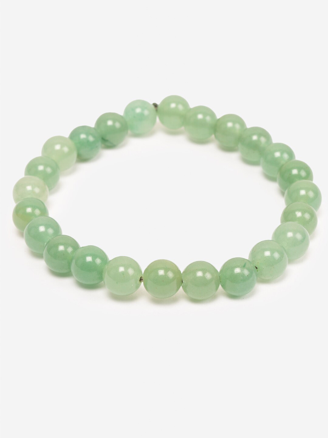 

BuckleUp Unisex Artificial Beads Bracelet, Green