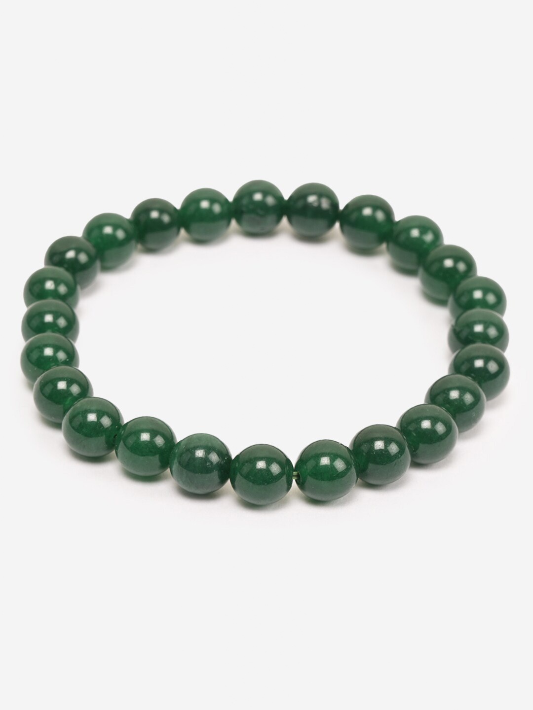 

BuckleUp Unisex Artificial Beads Bracelet, Green