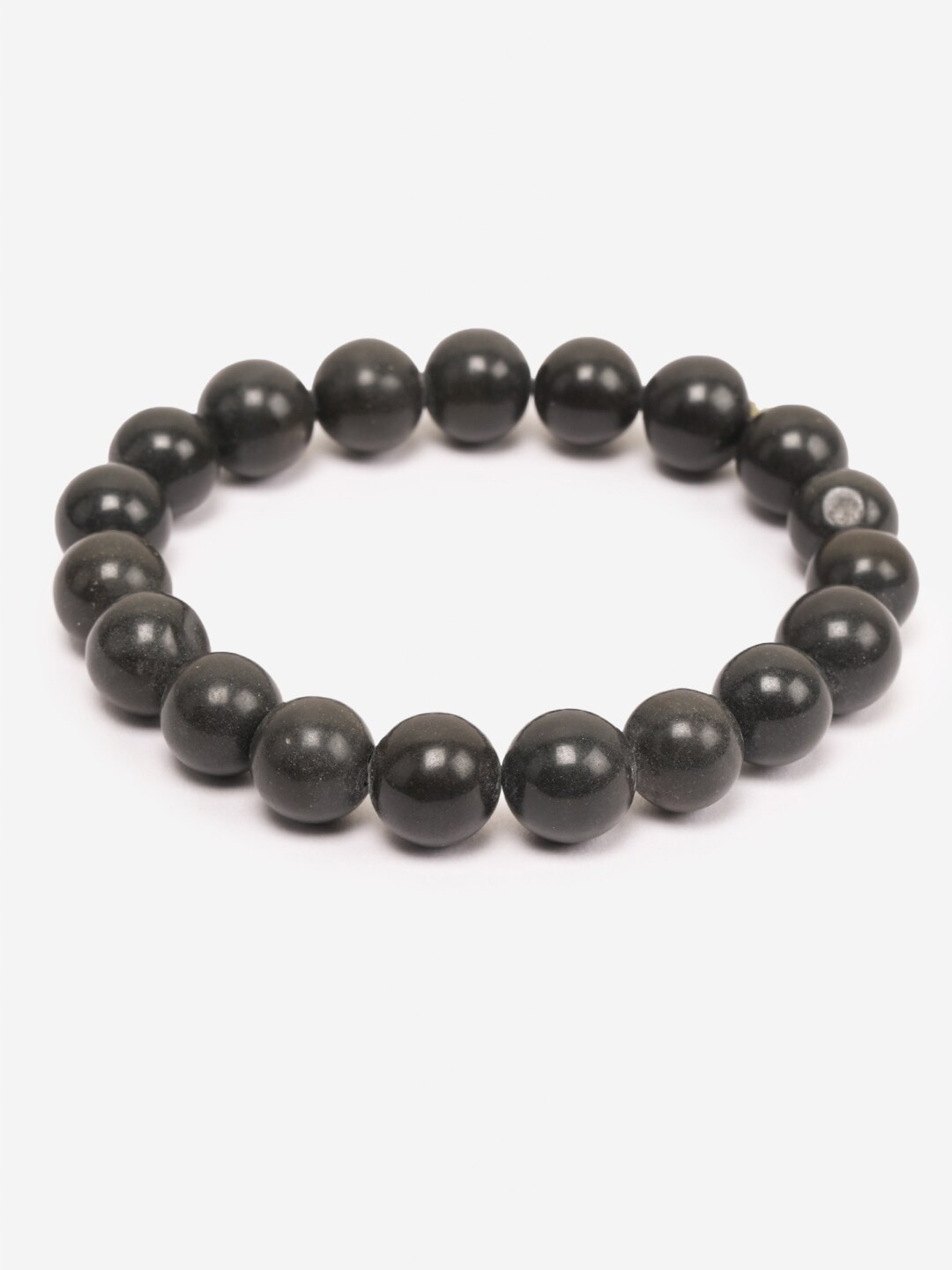 

BuckleUp Unisex Artificial Beads Bracelet, Black