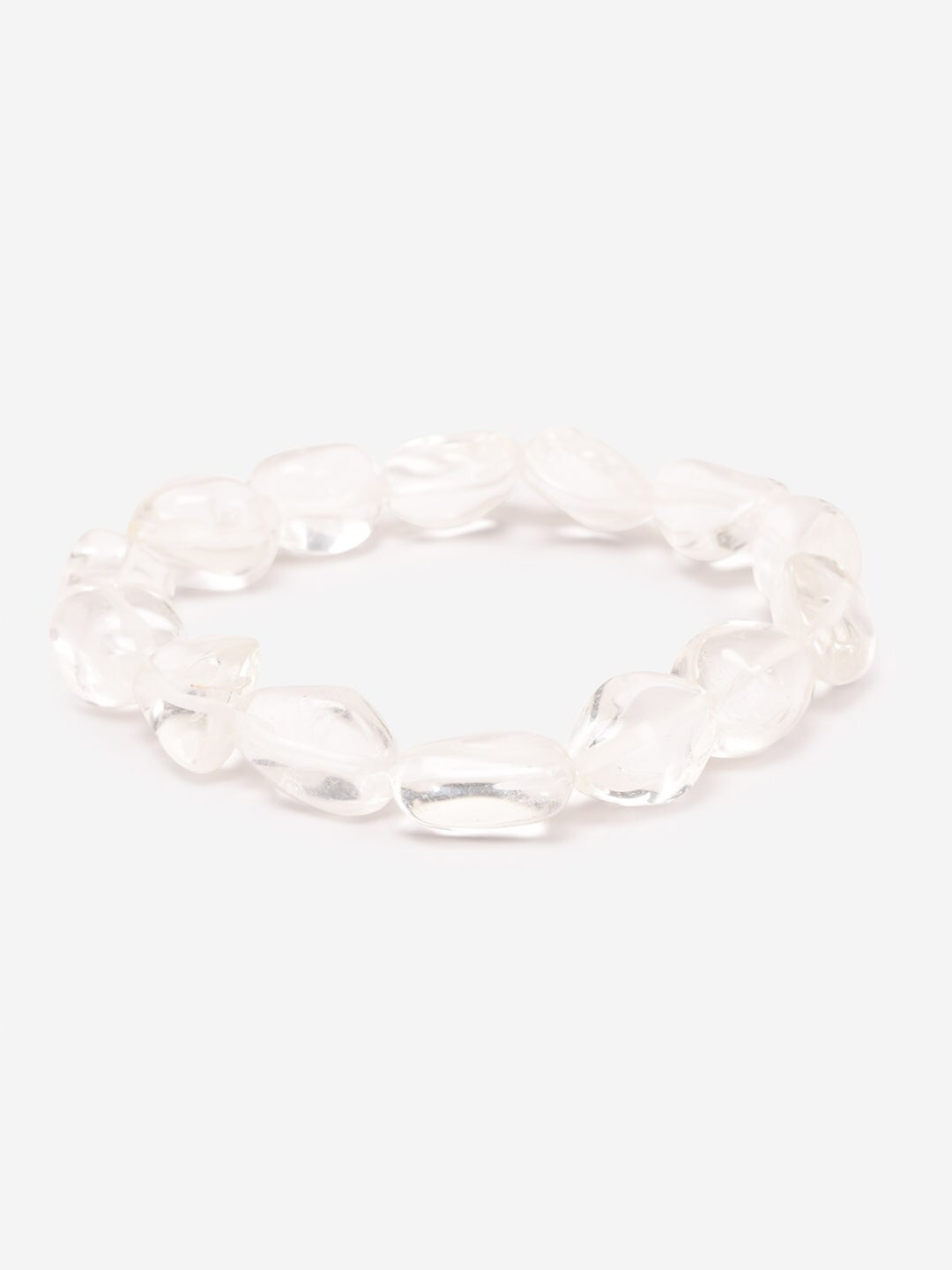 

BuckleUp Unisex Beaded Bracelet, Transparent