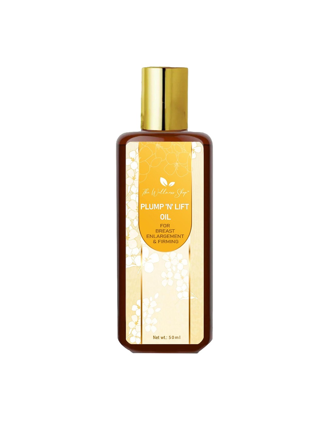 

The Wellness Shop Plump 'n' Lift Oil For Breast Enlargement & Firming - 50g, Brown