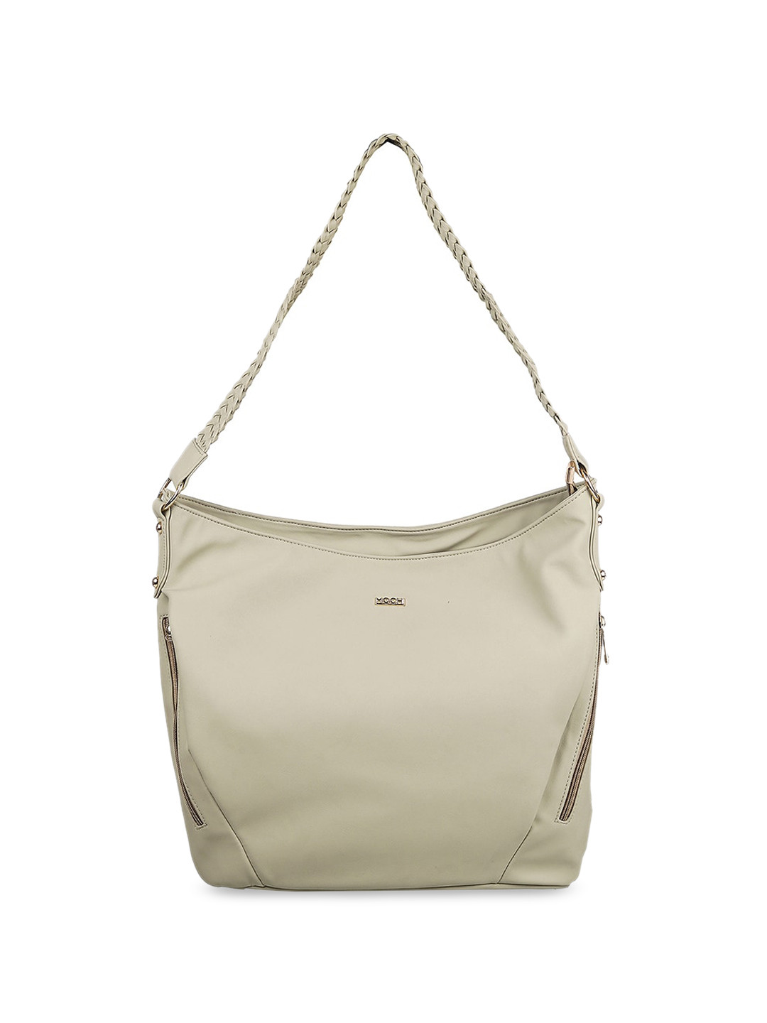 

Mochi Half Moon Hobo Bag, Cream