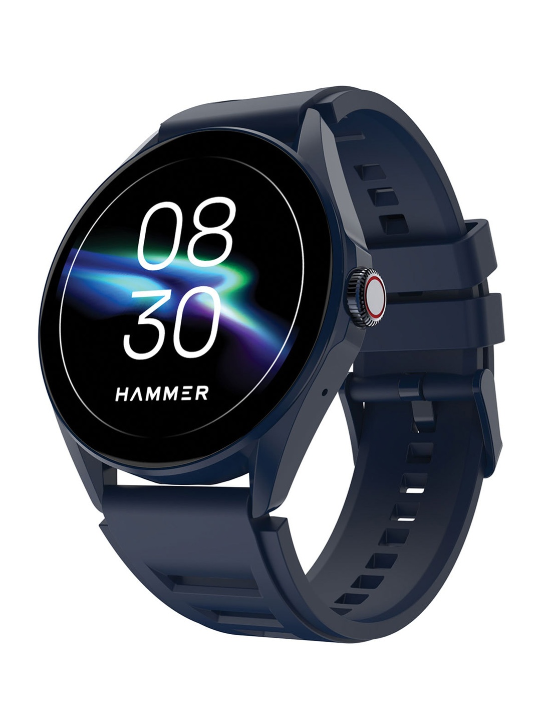 

HAMMER Unisex Navy Blue Cyclone 1.39" Round Shape Smartwatch