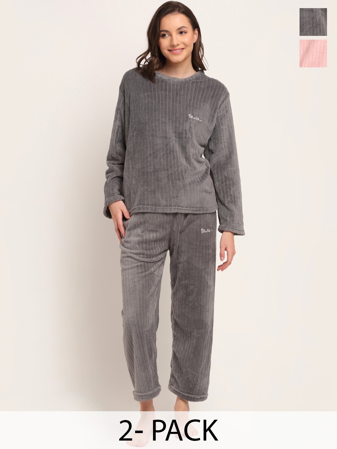 

TAG 7 Pack Of 2 Top With Pyjamas, Grey