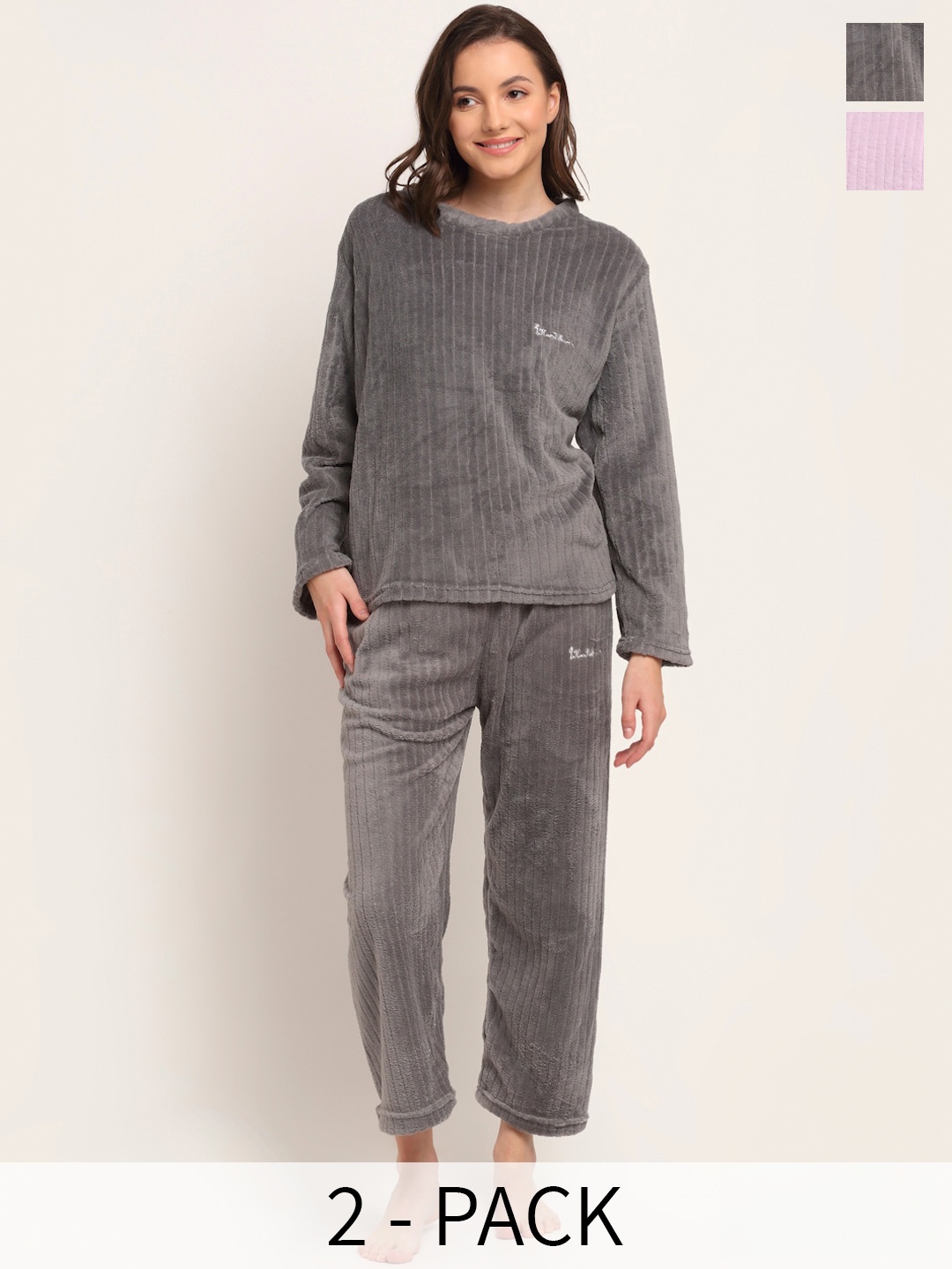 

TAG 7 Pack Of 2 Top With Pyjamas, Grey
