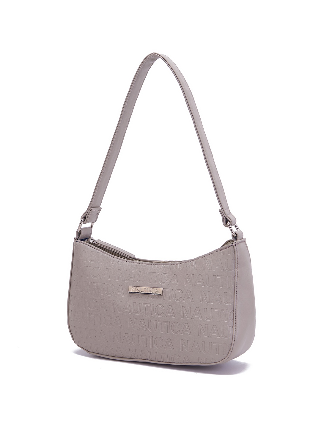 

Nautica Textured PU Bucket Hobo Bag, Taupe