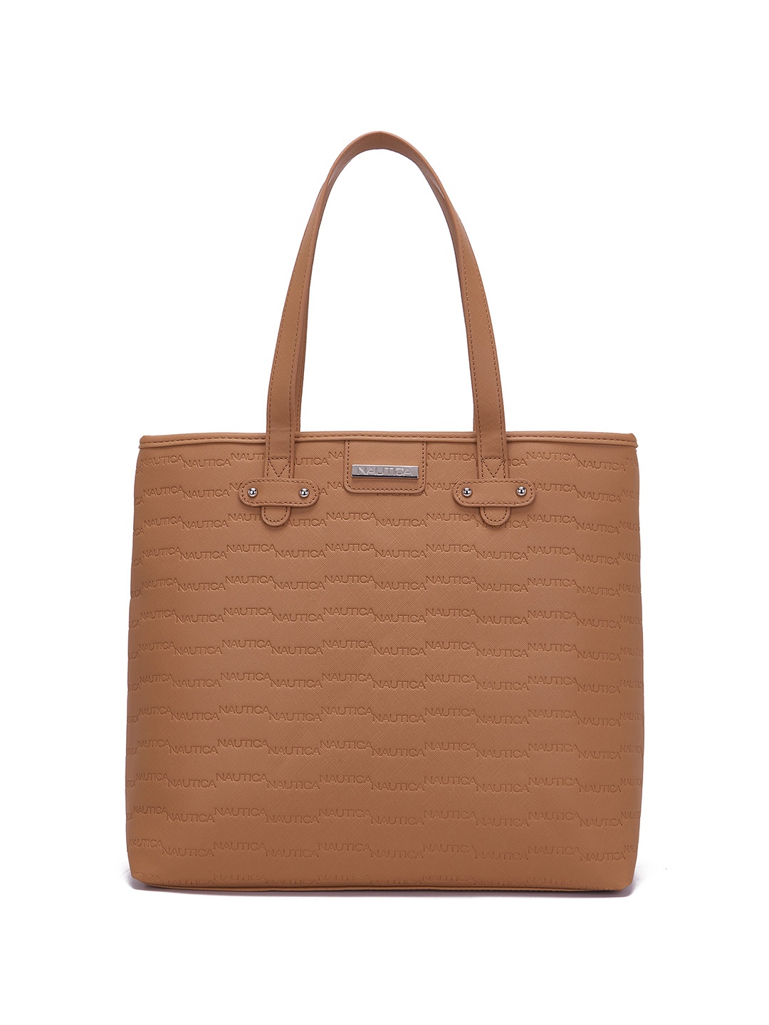 

Nautica Textured Shopper Tote Bag, Tan