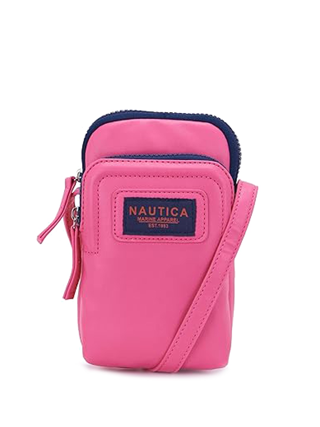 

Nautica Water Resistant Structured Sling Bag, Fuchsia