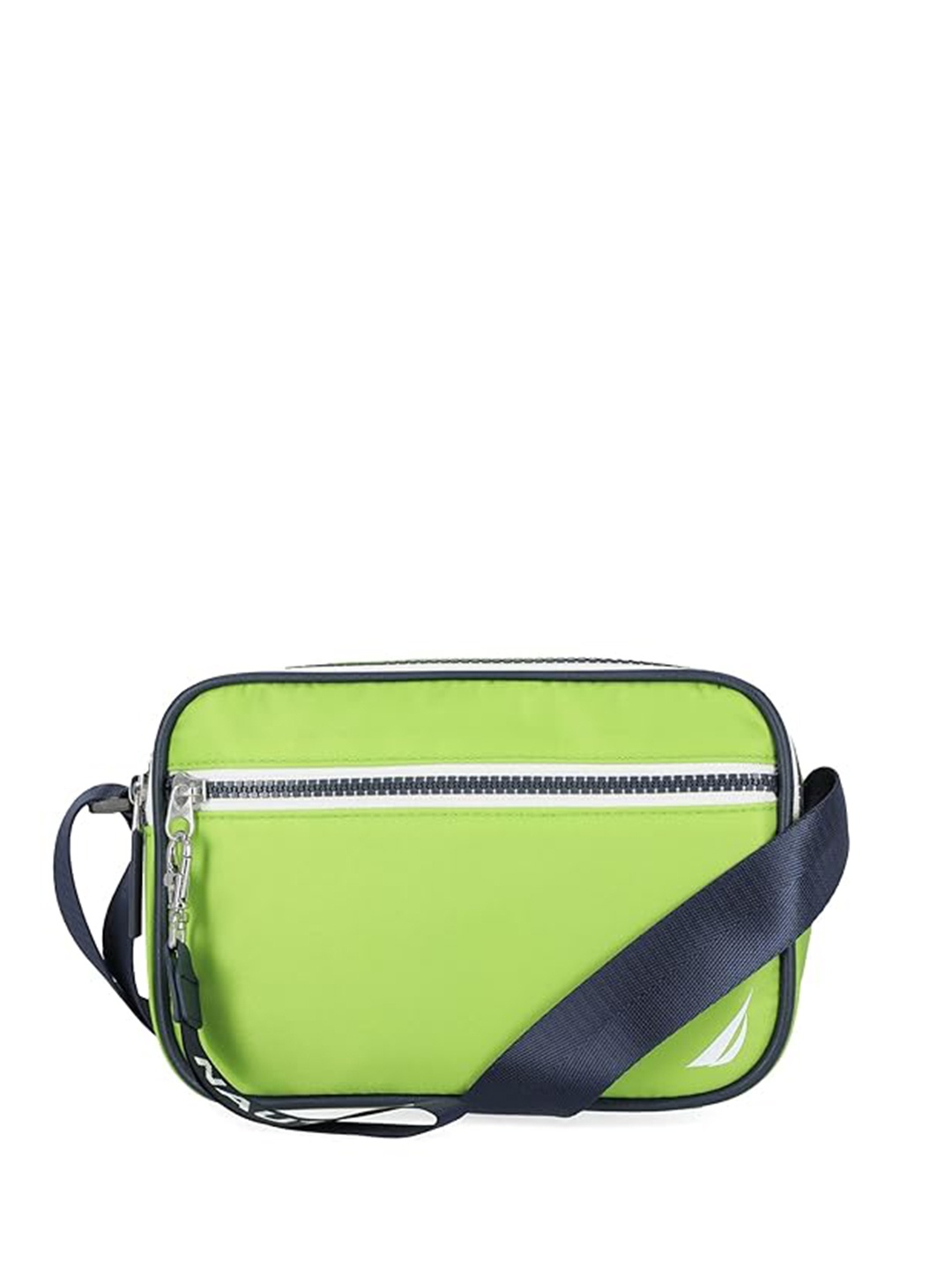 

Nautica Printed Structured Sling Bag, Green