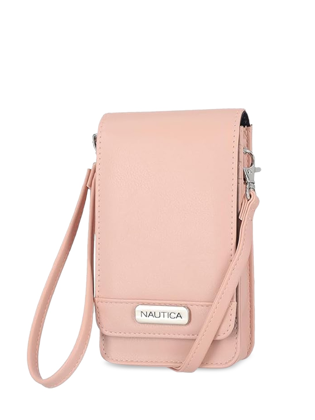 

Nautica PU Structured Sling Bag with Quilted, Pink