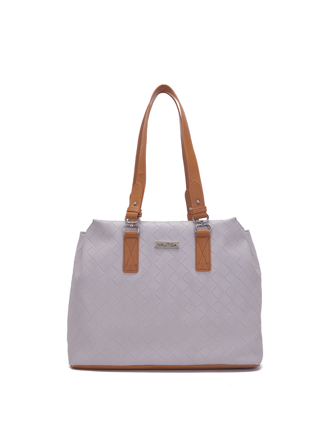 

Nautica Taupe PU Structured Tote Bag, Grey