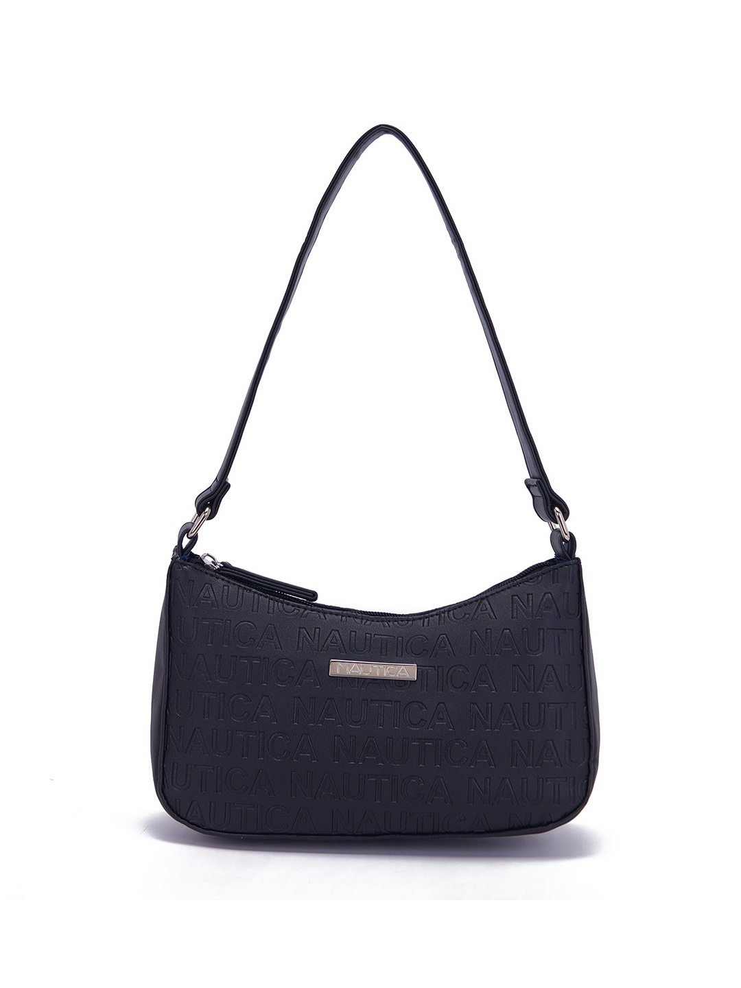 

Nautica Textured Structured Sling Bag, Black