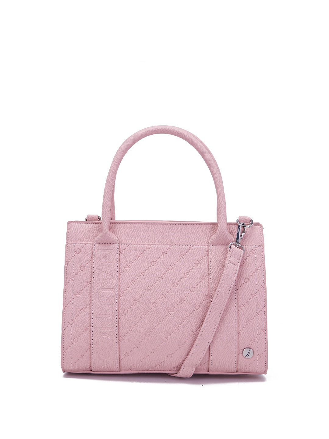 

Nautica Textured Structured Handheld Bag, Pink