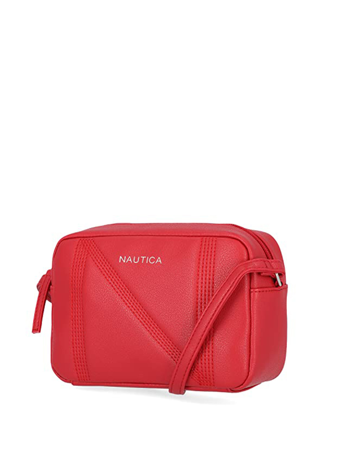 

Nautica Structured Sling Bag, Red