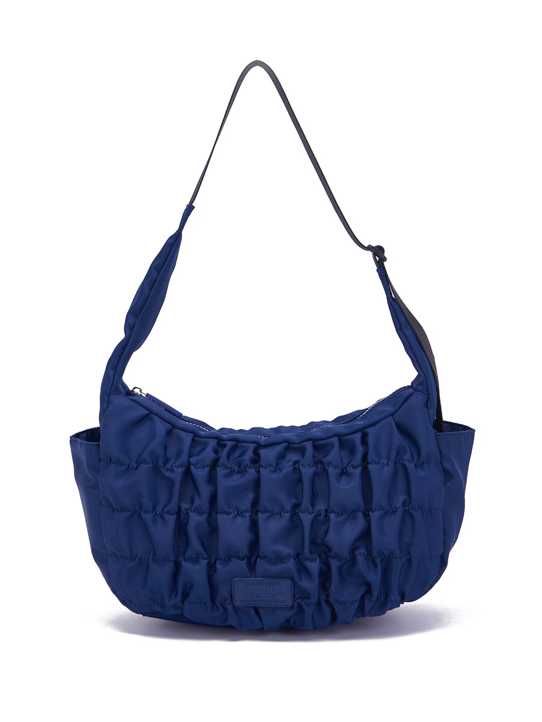 

Nautica Water Resistant Half Moon Hobo Bag With Quilted, Navy blue