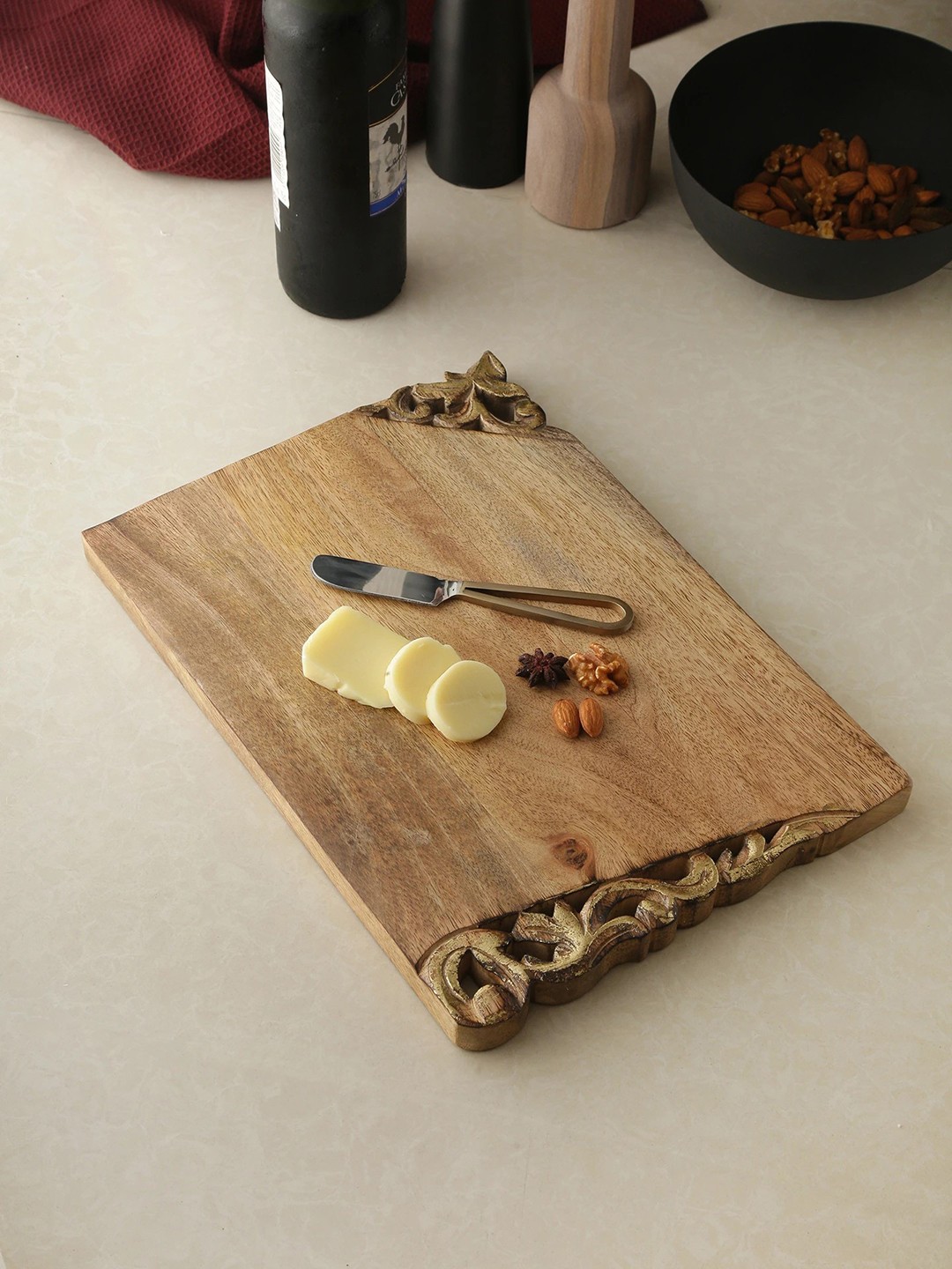 

Amoliconcepts Brown Wooden Chopping Board
