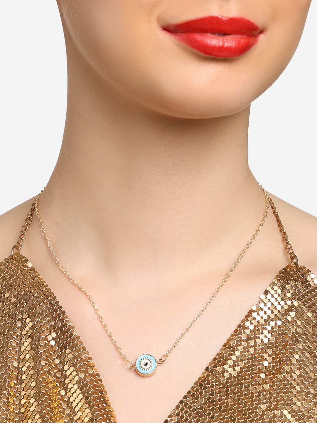 

Zaveri Pearls Gold Plated Necklace