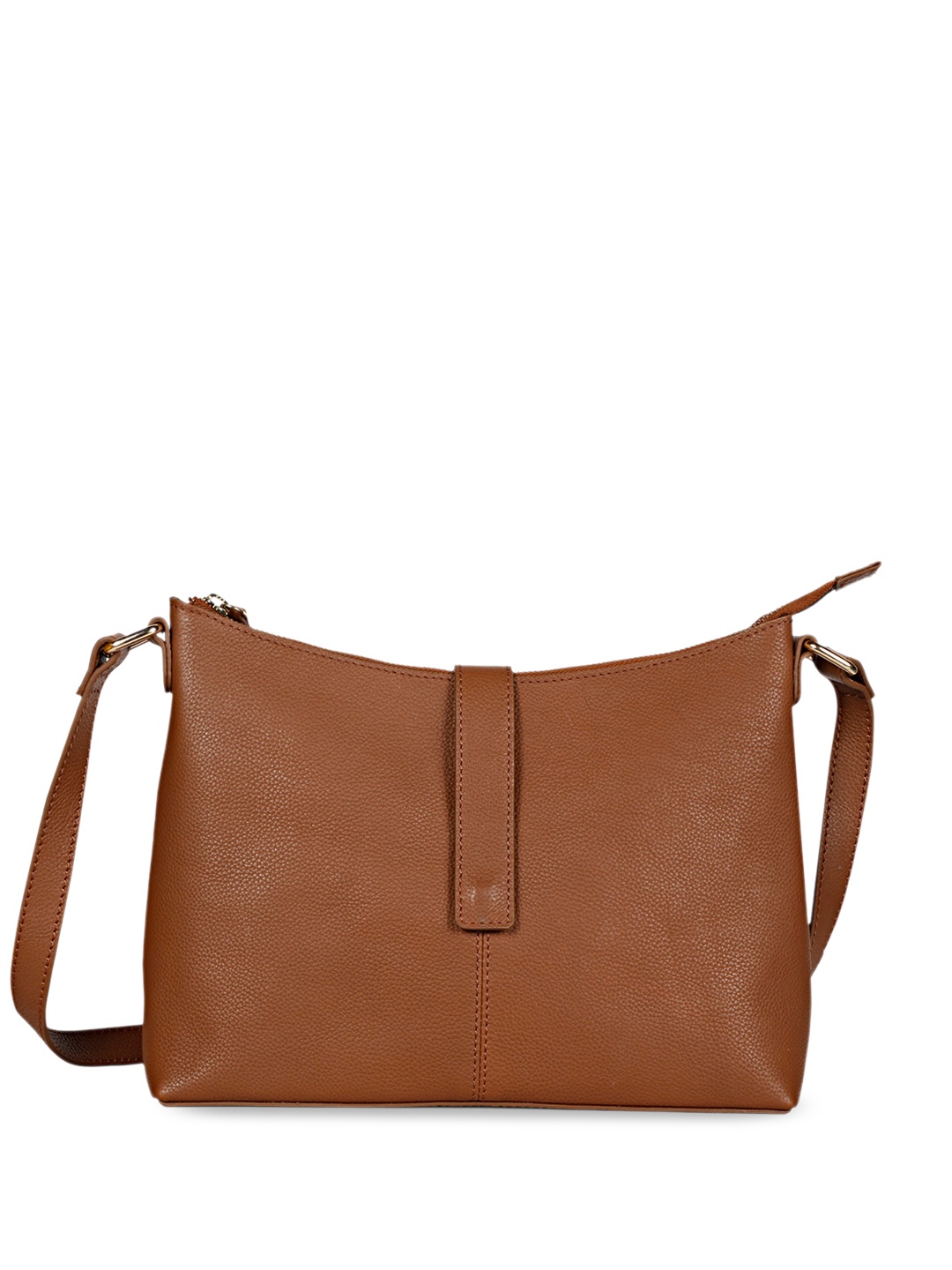 

Favore Leather Structured Oversized Sling Bag, Brown
