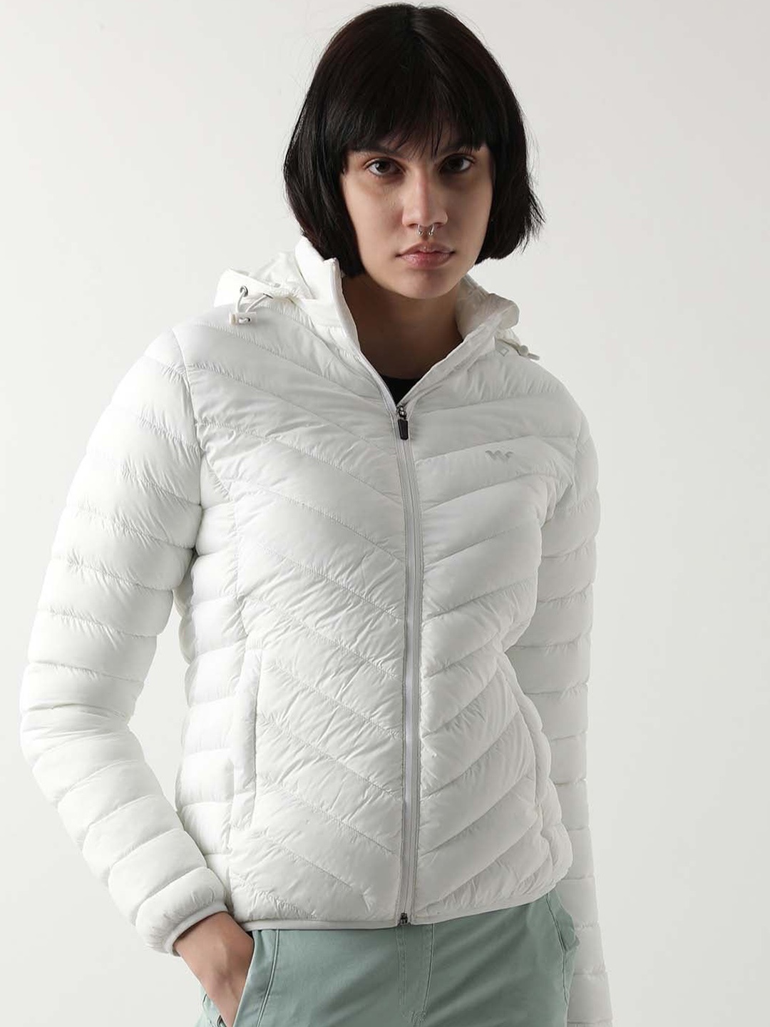 

Wildcraft Hooded Insulator Puffer Jacket, White