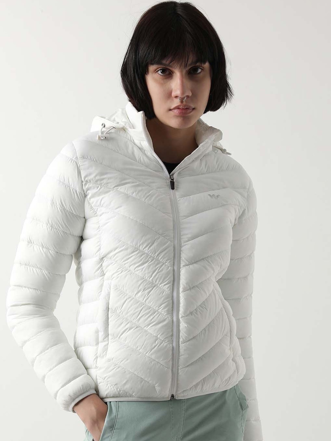 

Wildcraft Hooded Insulator Anti Odour Puffer Jacket, White