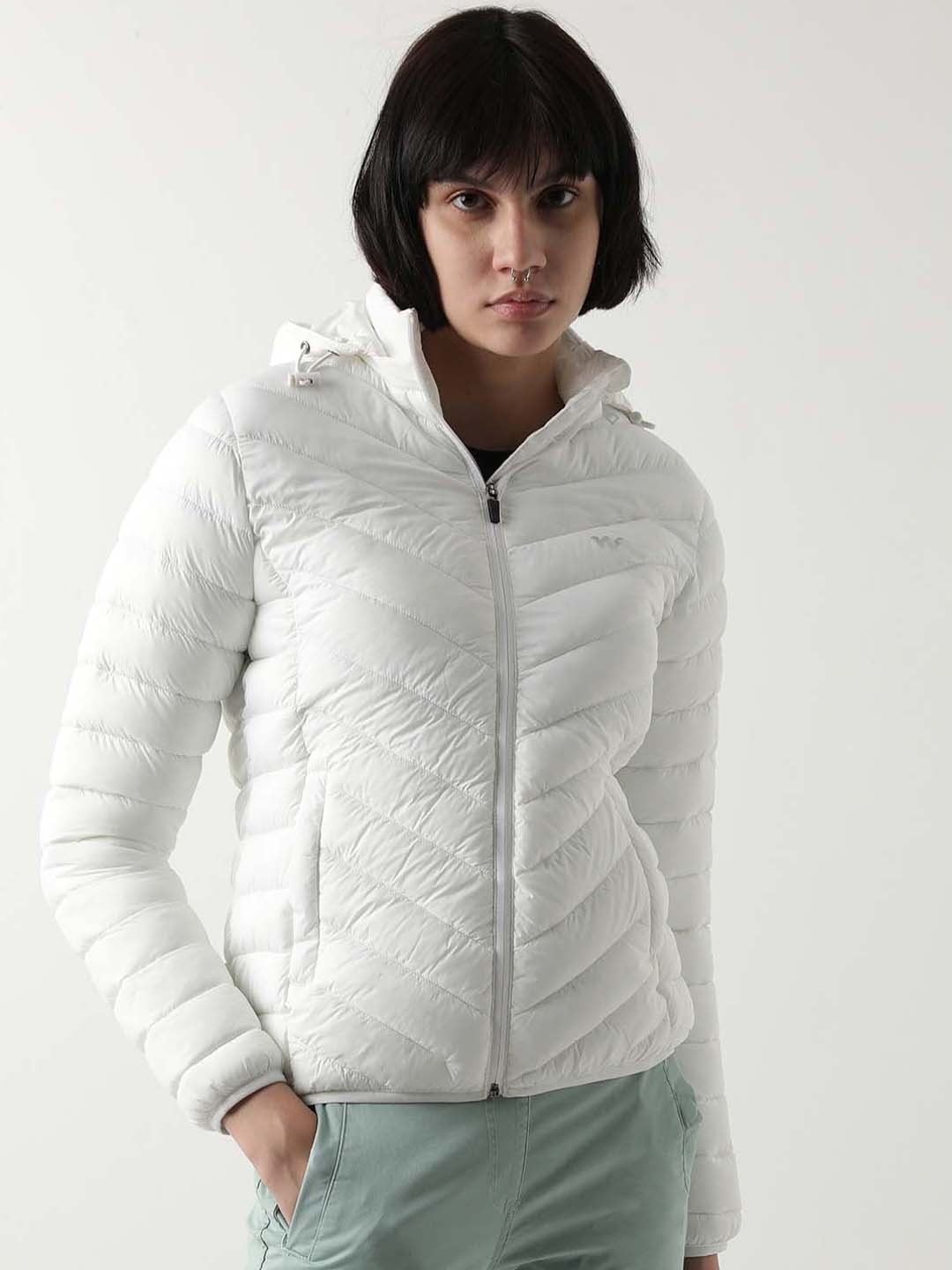 

Wildcraft Hooded Insulator Anti Odour Puffer Jacket, White
