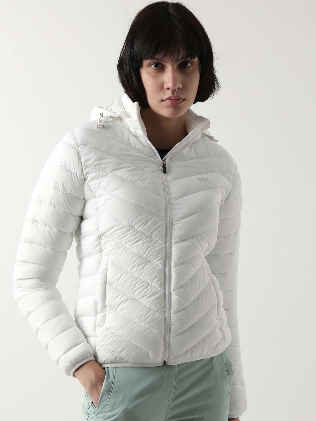 

Wildcraft Hooded Anti Odour Insulator Puffer Jacket, White